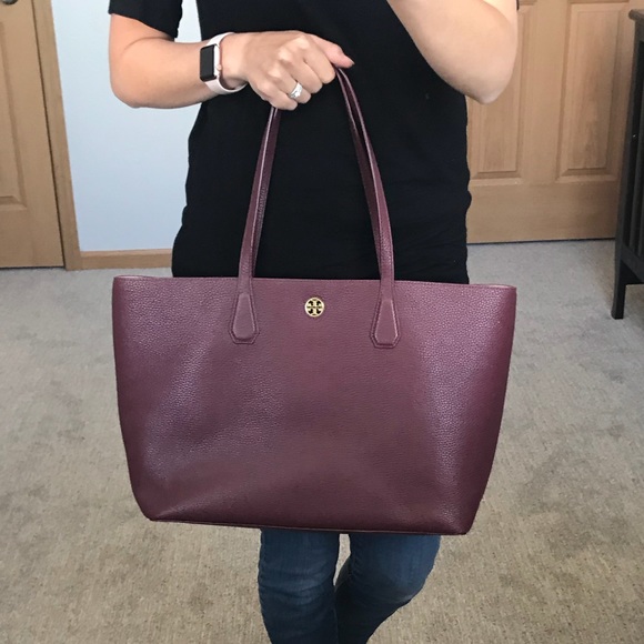 Tory Burch Handbags - Tory Burch Perry Pebbled Leather Tote